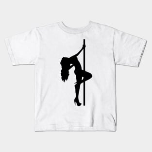 Exotic Pole Dancer Kids T-Shirt